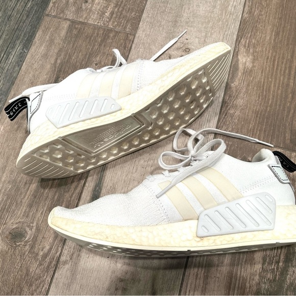 Adidas NMD_R1 Men\'s Size 8 Running Shoes White ART BY9914 Boost main image 7